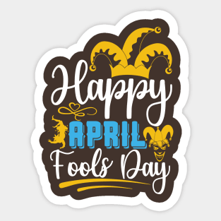 Happy april fools day Sticker